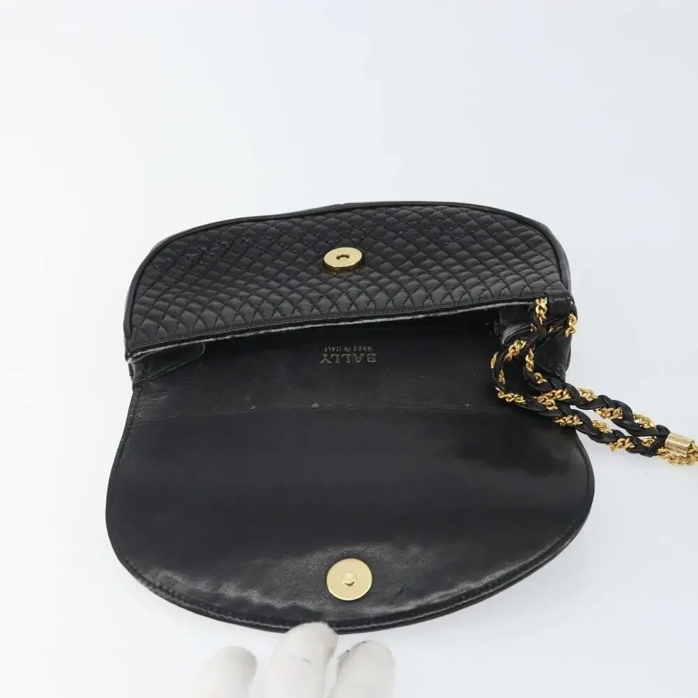 Bally Leather Pouch Black